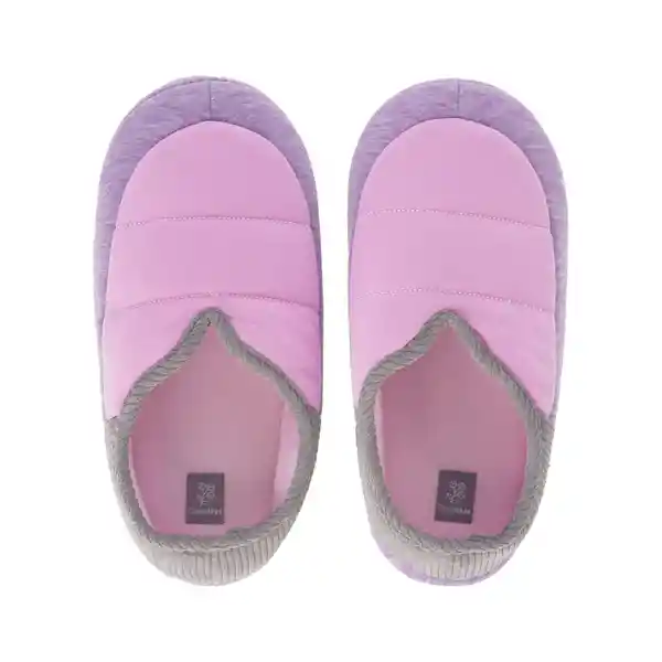 Pantuflas Jersey Diseño 0001 Lila T 37- 38 Casaideas