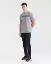 Camiseta C57 Graphic Masculino Gris Ahumado Oscuro L Chevignon
