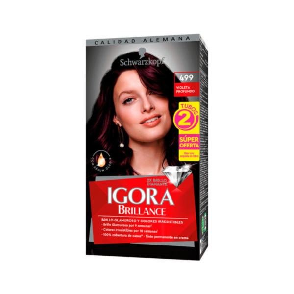 Tinte Igora Brillance 499 Violeta Profundo 100 ml