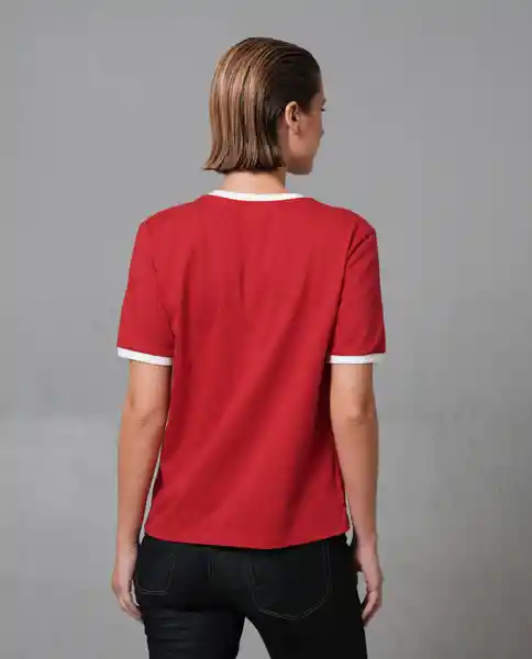 Camiseta Mujer Rojo Talla S 209G018_ROJ181761 Rifle