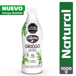 Yogurt Griego Bebible Natural 1000 g