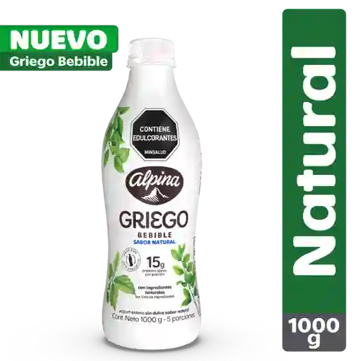 Yogurt Griego Bebible Natural 1000 g