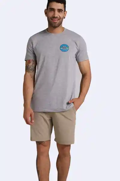 Camiseta Manga Corta Standard Fit Ripple Hombre Talla XL Oneill