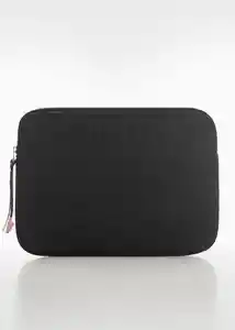 Funda Canela Negro Mujer Mango