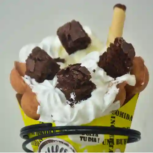 Bubble Waffle Brownie
