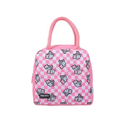Lonchera Estampada Serie Minecraft Rosa Miniso