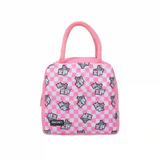 Lonchera Estampada Serie Minecraft Rosa Miniso