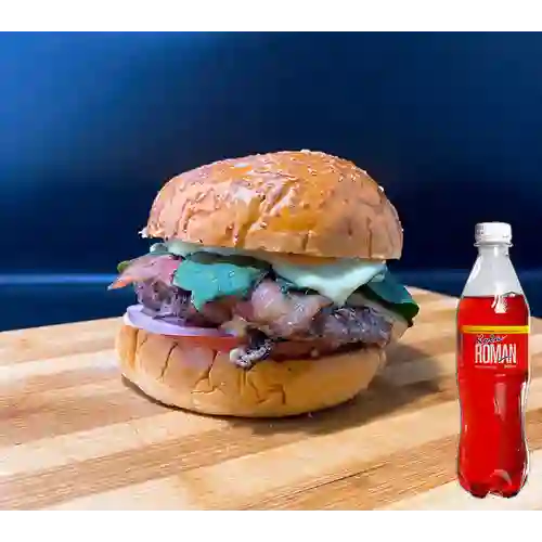 Combo Premium Burger + Kola Román 400 ml