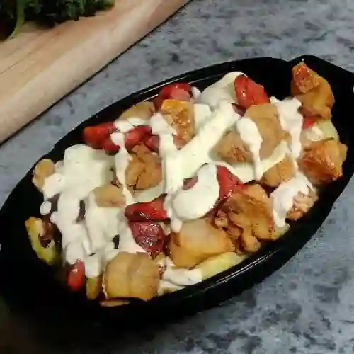 Papa Loca Chicharron