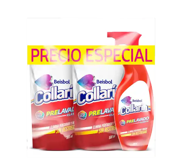 Collarín Pack de Prelavado Todo Color