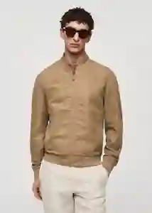 Chaqueta Mael Tabaco Talla XL Hombre Mango