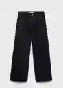 Jean Ona Tejano Negro Talla 36 Mujer Mango