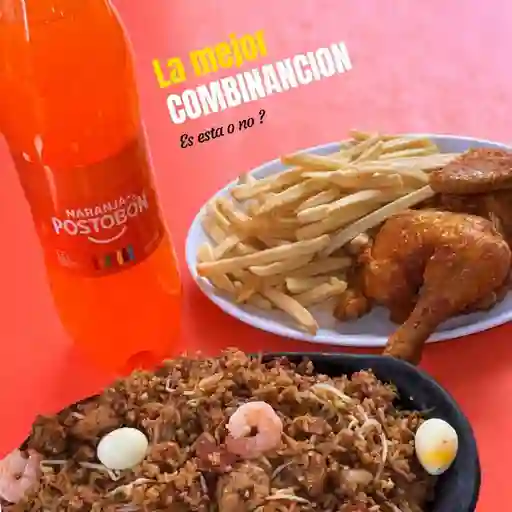 Combo-arrozchino Familiar+bebida+1/2poll