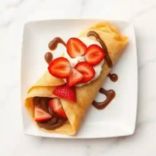 Crepe de Nutella y Fresa