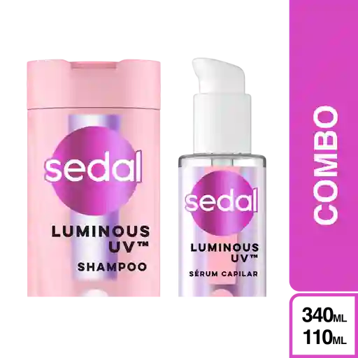 Combo Shampoo Sedal Glycolic Luminous + Serum Sedal 6X Glycolic