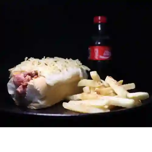 Combo Perro Especial + Papas + Gaseosa 250Ml