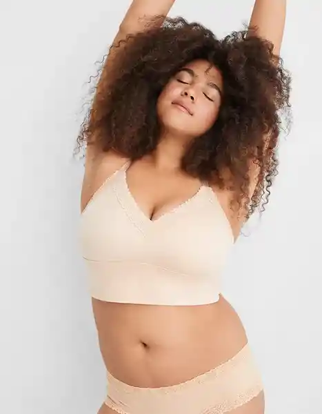 Bralette Aerie Beige Talla Medium American Eagle 26933178