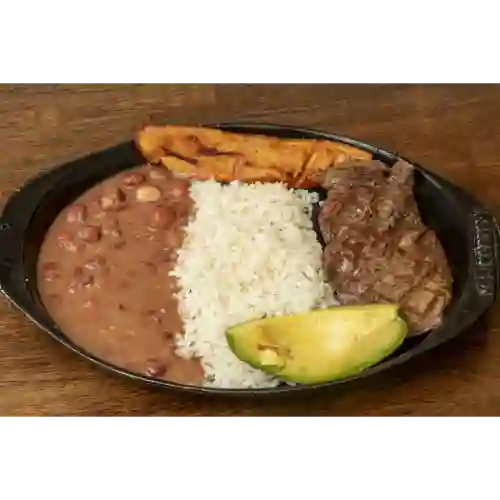 Bandeja con Carne Asada