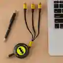 Cable de Carga 3 en 1 Serie dc Batman Miniso