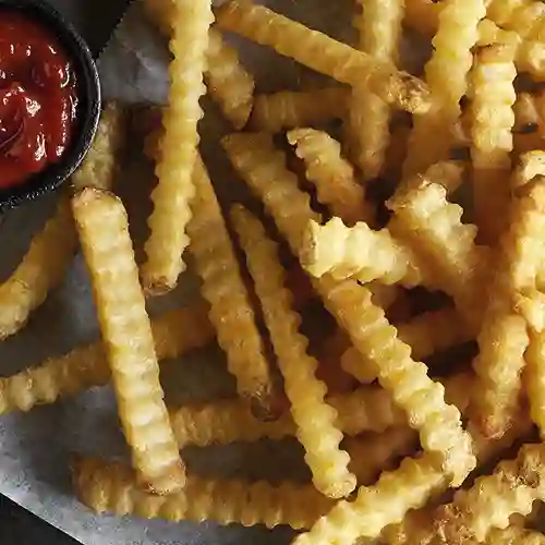 Papas a la francesa rizadas