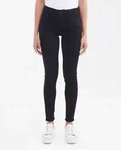 Jean H. Rise Cosmo Femenino Negro Mate Noche Talla 16 Chevignon