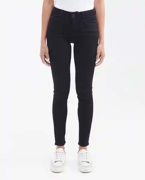 Jean H. Rise Cosmo Femenino Negro Mate Noche Talla 16 Chevignon