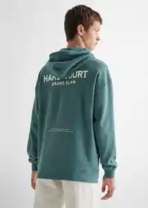 Buzo Sudadera York Verde Talla 19 Teen Niños Mango