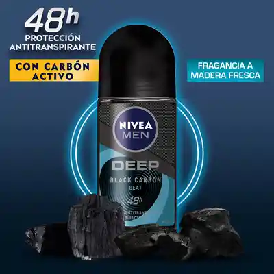Nivea Men Desodorante Deep Black Carbón