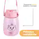 Vaso de Plástico Cat Con Correa Para el Hombro Rosa Miniso