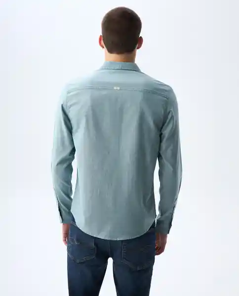 Camisa Hombre Verde Talla S 811G501_VER195232 Americanino