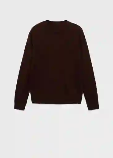Jersey Serrano Chocolate Talla XS Mujer Mango