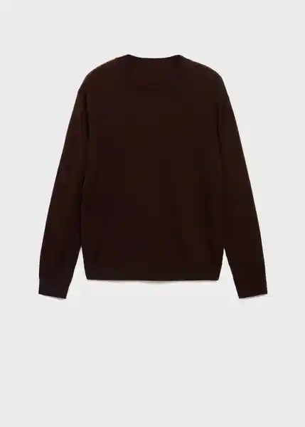 Jersey Serrano Chocolate Talla XS Mujer Mango