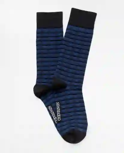 Medias Lucky Azul Marino Ultraoscuro Talla 10-12 Chevignon