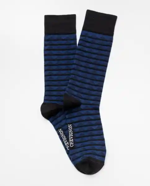 Medias Lucky Azul Marino Ultraoscuro Talla 10-12 Chevignon