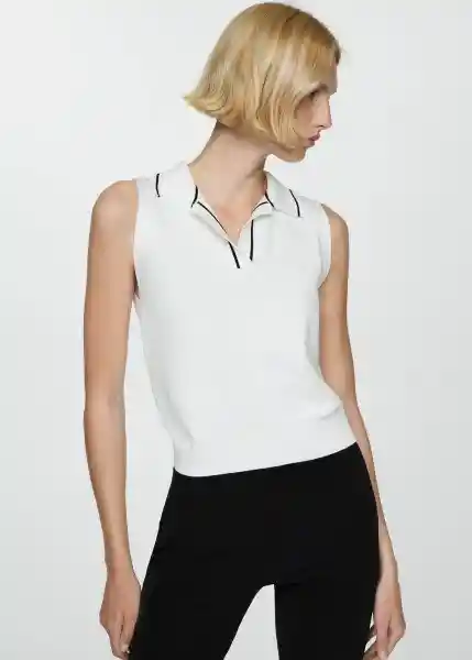 Top Verto Crudo Talla Xs Mujer Mango