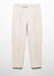 Pantalón Lipari Crudo Talla 42 Hombre Mango