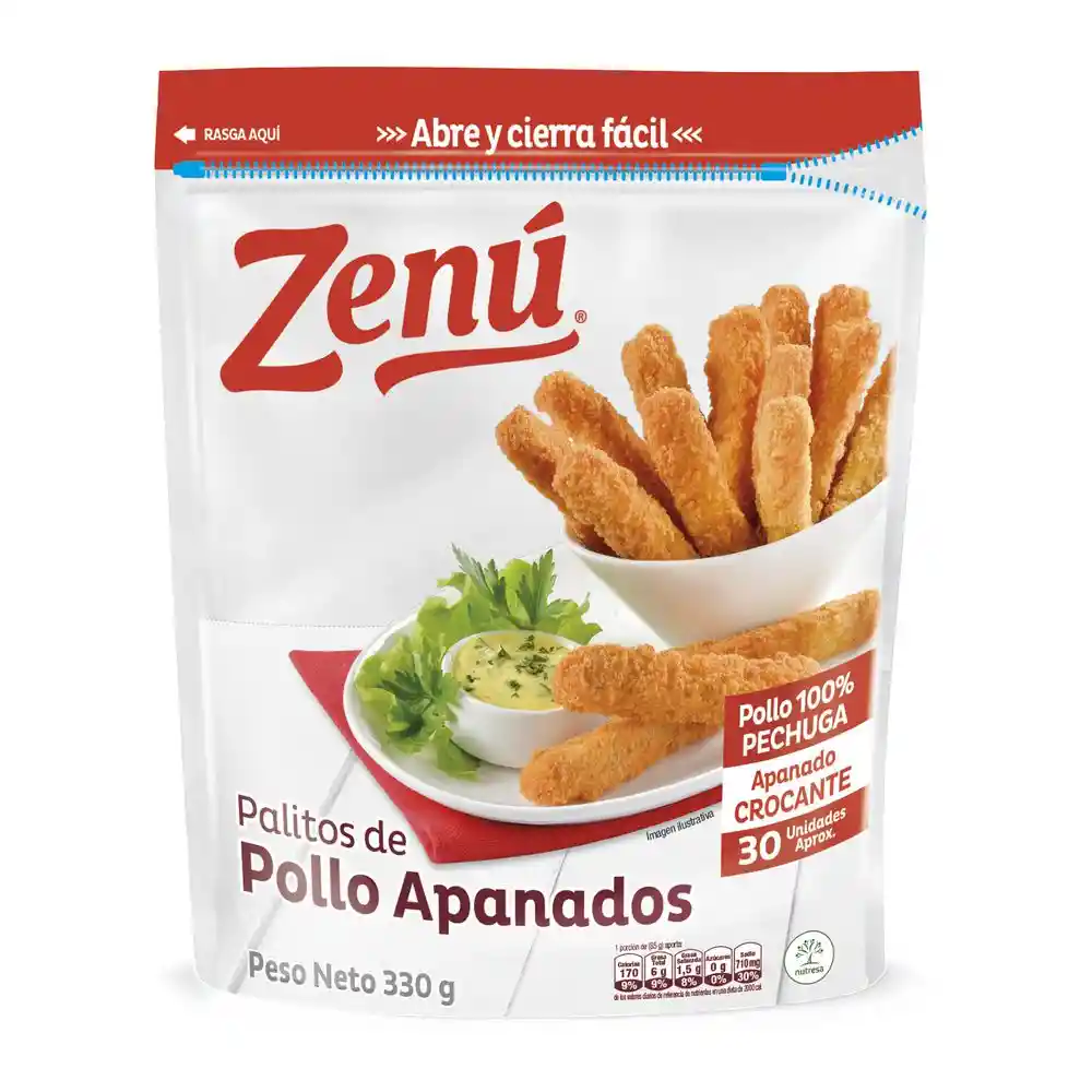 Zenú Palitos de Pollo Apanados