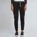 Marithe Francois Girbaud Pantalón Femenino Recto Negro Talla 8