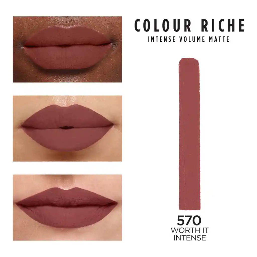 Labial L’Oréal Paris Colour Riche Volume Matte Worth It Intense 1.8 gr