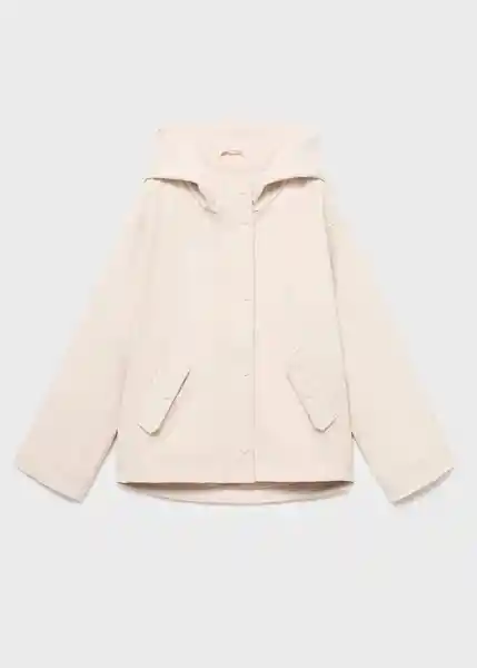 Chaqueta Gala Beige Talla 07 Niña Mango