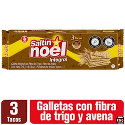 Galleta Saltin Noel Doble Fibra Taco x 3