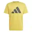 Adidas Camiseta Tr-Es Fr Logo T Para Hombre Amarillo Talla L
