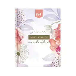 Kiut Cuaderno Tapa Dura Mediano Cuadriculado Cosido 100 Hojas