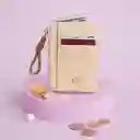 Tarjetero Básico Serie Morado Con Asa Café Miniso