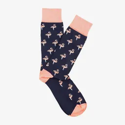 Giraffe Cool Medias Flamingos Azul y Rosa Talla 9-11