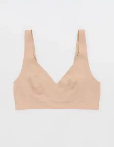 Bralette Aerie Beige Talla LARGE 3785153 American Eagle