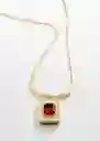 Collar Eider Oro Talla 99 Mujer Mango