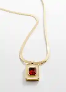 Collar Eider Oro Talla 99 Mujer Mango