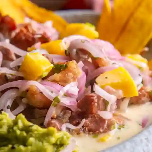 Ceviche de Chicharrón Carmelitano