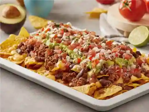 Nachos de Cerdo y Bacon
